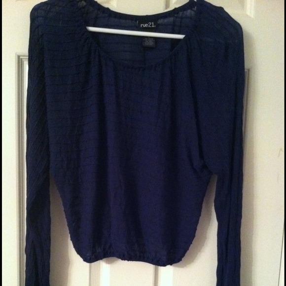 NWOT Rayon Blue Sweater