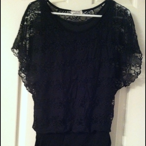 NWOT Sheer, built in tank top!