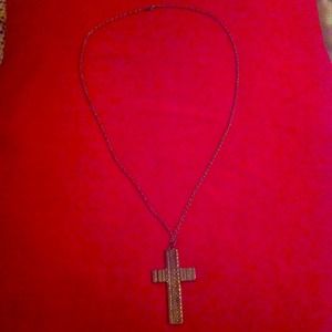 Forever 21 cross necklace