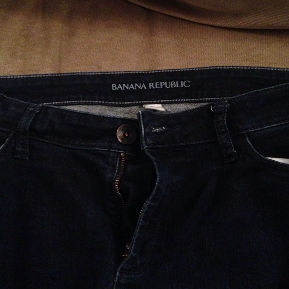 Banana republic dark washed skinny