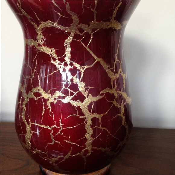 Red/Gold Vase