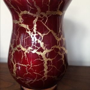 Red/Gold Vase