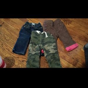 Baby girl size 6 months pants