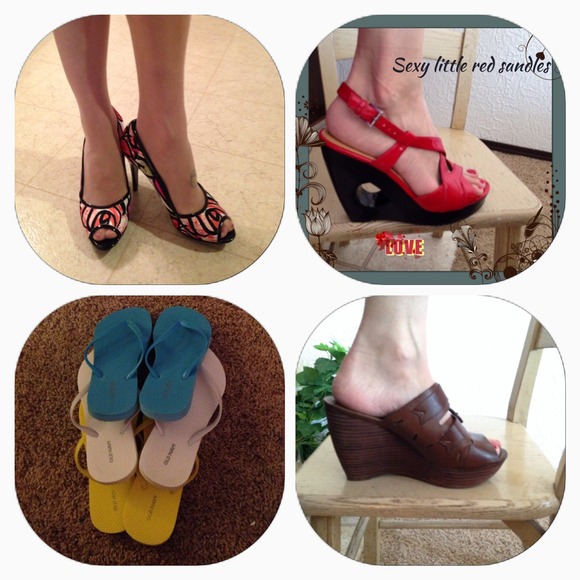 ⬇️FINAL REDUCTION⬇️ Brown "Slayer" wedge sandals