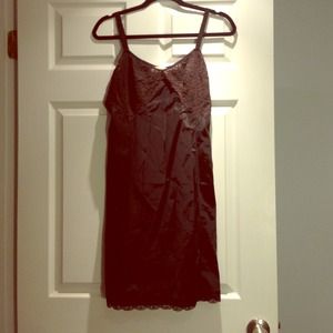 Vintage black slip dress