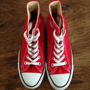 NWOT red converse