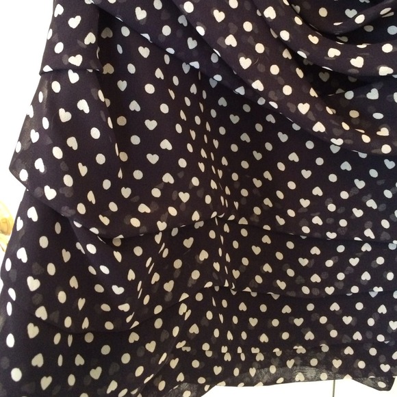final reduction! polka dotted heart top - Picture 3 of 4