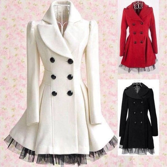 Trench Winter Coat Peacoat Dress....