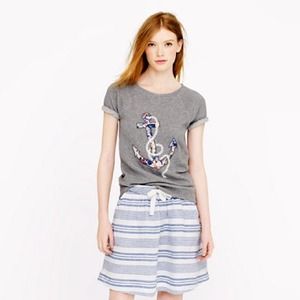 J. Crew terry anchor tee