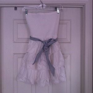 White Eyelet Summer Dress