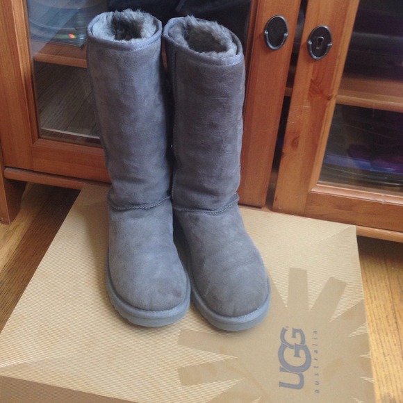 UGG Boots - Grey Classic Tall UGG Boots - In great condition!