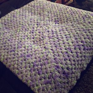 Crocheted blanket