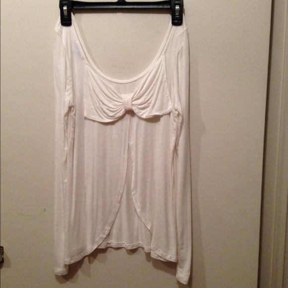 Charlotte Russe bow back top