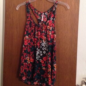 Floral tank top