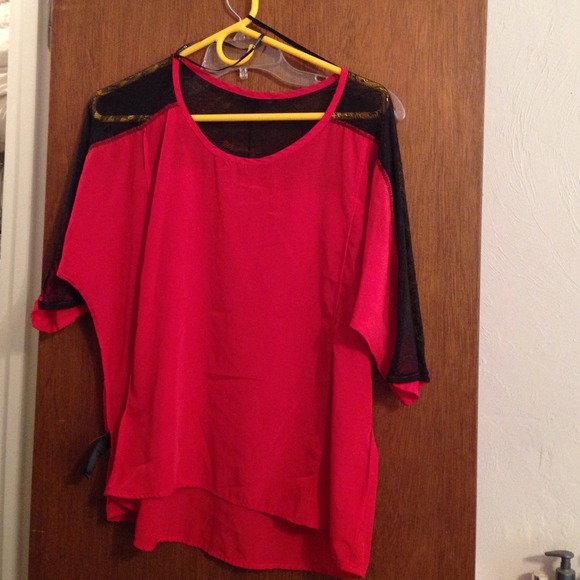 Hot red shirt