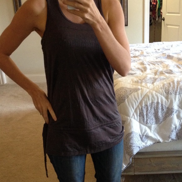 ❌❌Sold❌❌Lole grey racer back tank