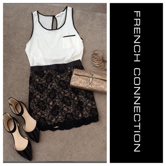 🎉🎉HP🎉🎉 French Connection Lace Skirt Sz 4