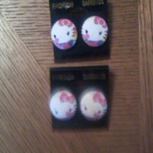 Hello kitty earrings