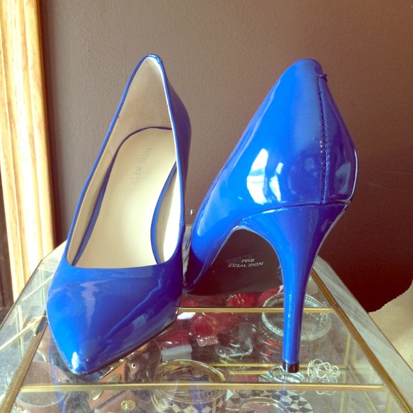 Nine West Shoes - Blue Heels