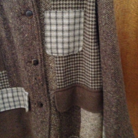Wool blend patchwork fully lined very chic - Picture 3 of 4