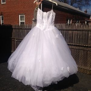 Beautiful wedding gown