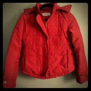 Calvin Klein red winter coat