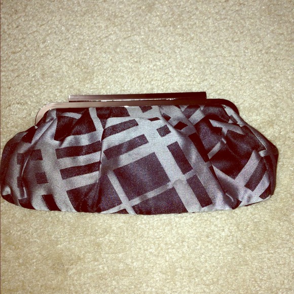 Banana Republic Clutch. Black and gray.