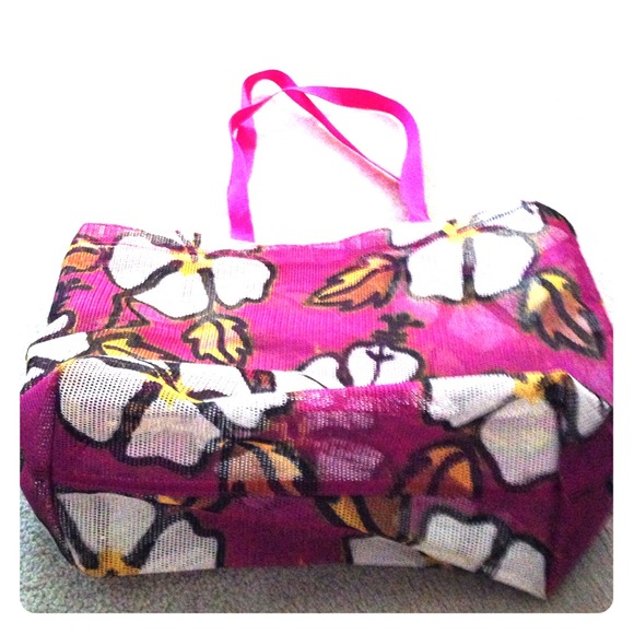 Floral Beach Tote