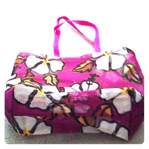 Floral Beach Tote