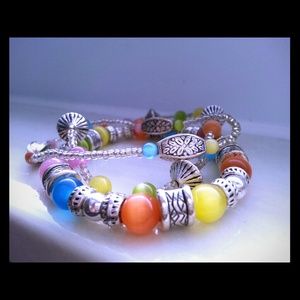 Set of three bracelets