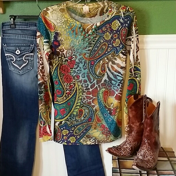 l/s bling tee Reduced!! 😉