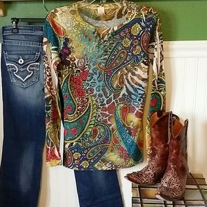 l/s bling tee Reduced!! 😉