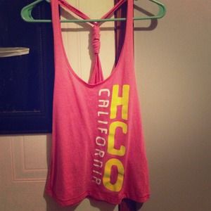 Hot Pink Hollister Tank