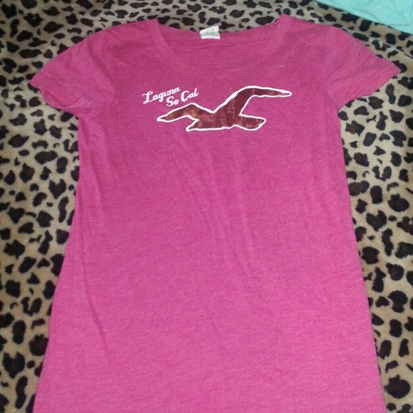 Pink Hollister shirt