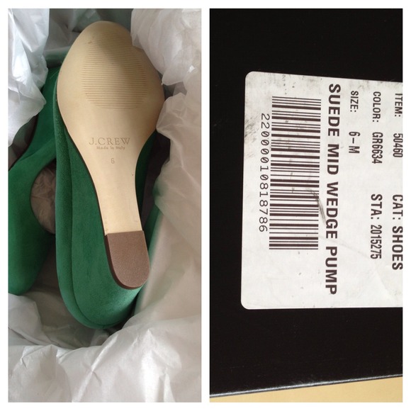 SOLD******Jcrew Martina suede wedges - Picture 3 of 4