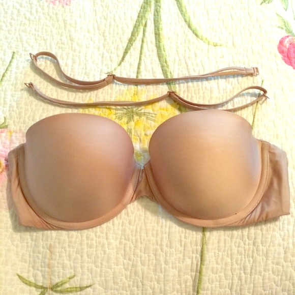 34D Beige Multi-Way Bra