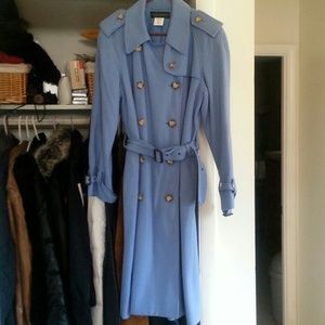 Wool Blend Military Style Coat