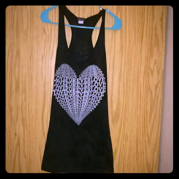 Wet Seal Tops - love forever tank top ,