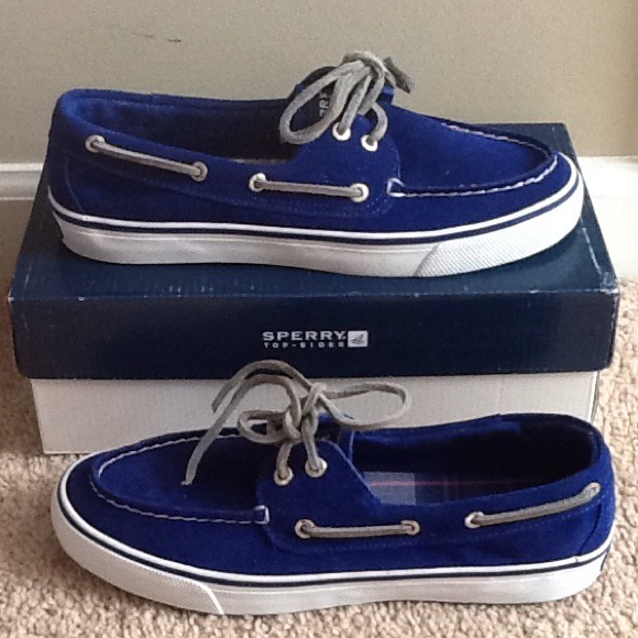 Royal Blue Sperry Top-sider size 8