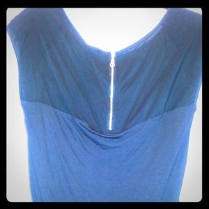 H&M Collection Black sheer cap sleeve top