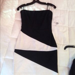 Black and white dress