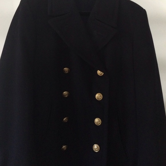 Authentic VINTAGE Navy Pea Coat
