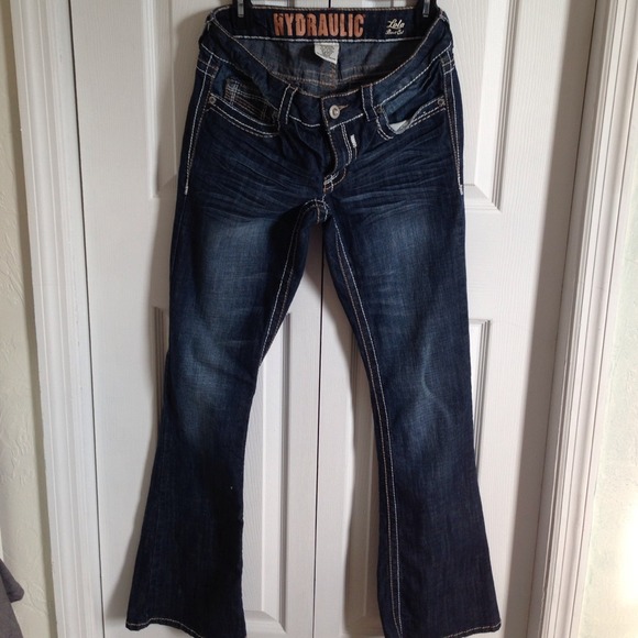 hydraulic boot cut jeans