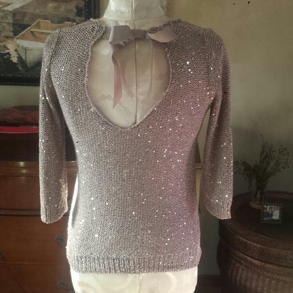 Peep Hole open back sweater