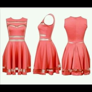 Coral Dress