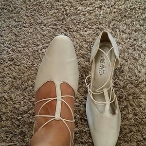 Off white heels.