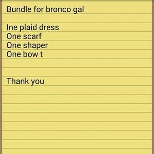 Bundle for broncogal