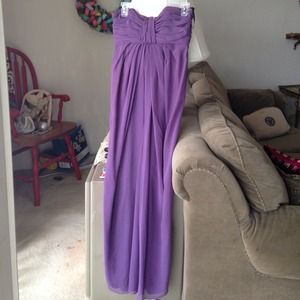 Purple prom dress