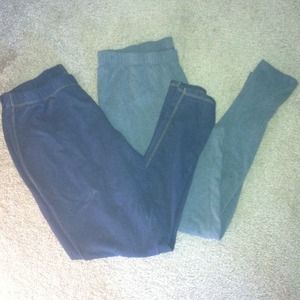 Jean & grey leggings