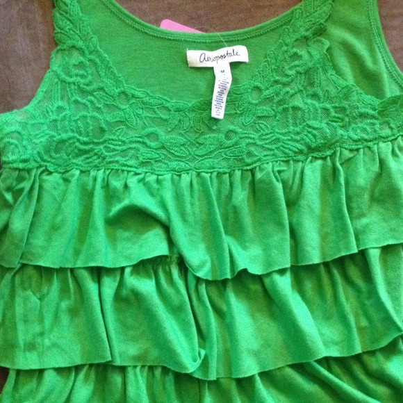 Aeropostale Size M Ruffled Tank - Picture 2 of 2